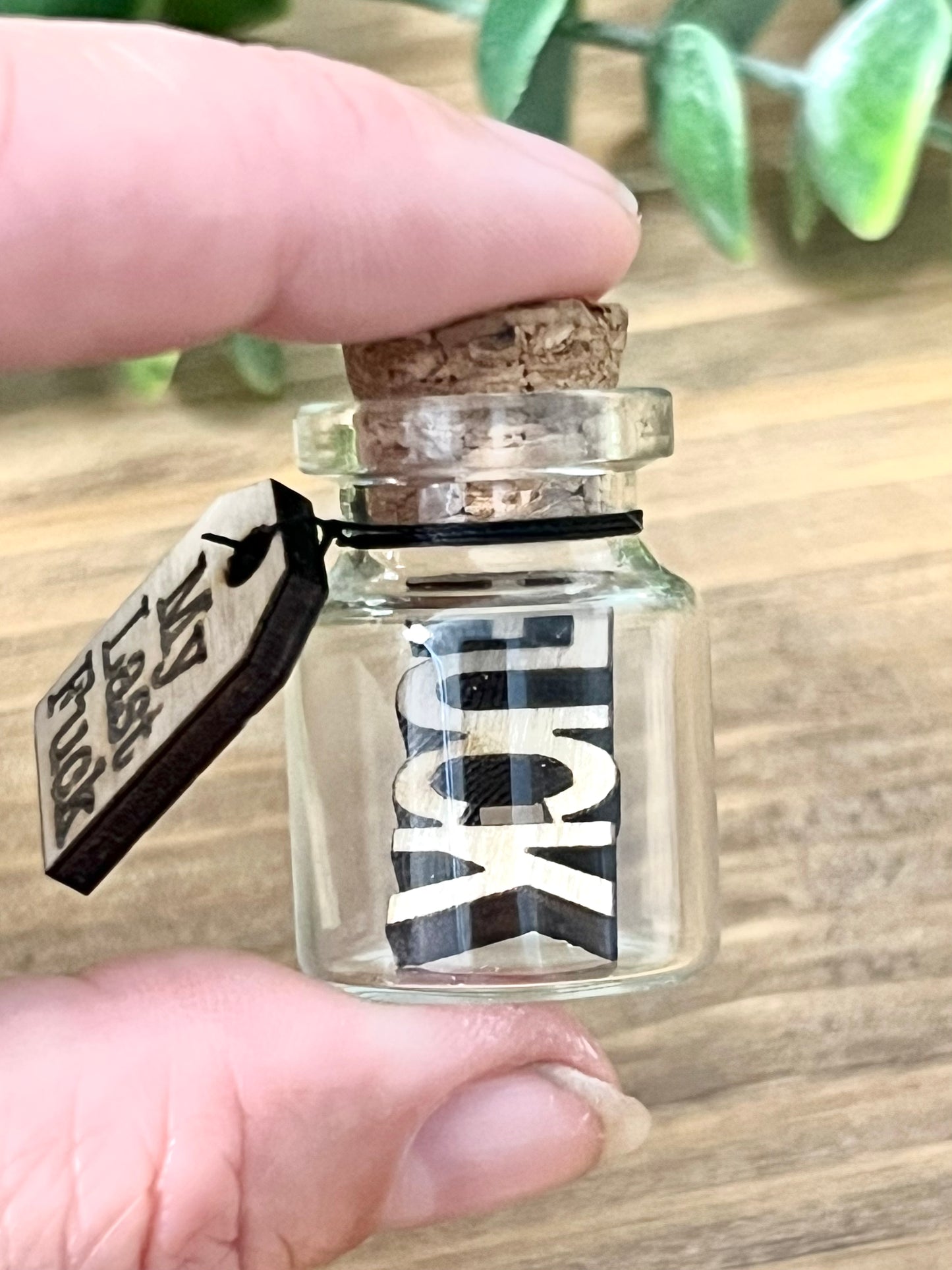 Tiny Jar with Last Fuck