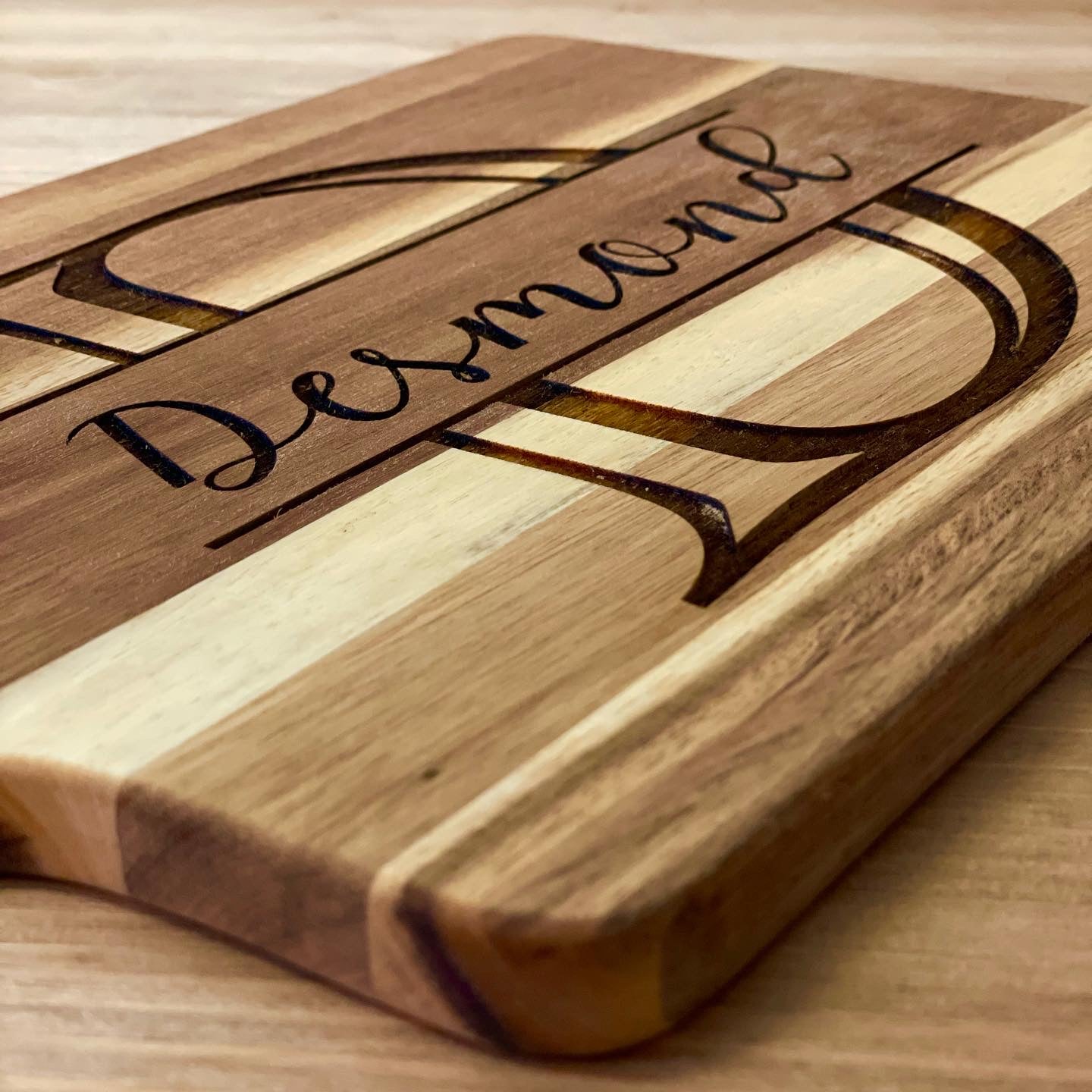 Bold Wood Cutting Board